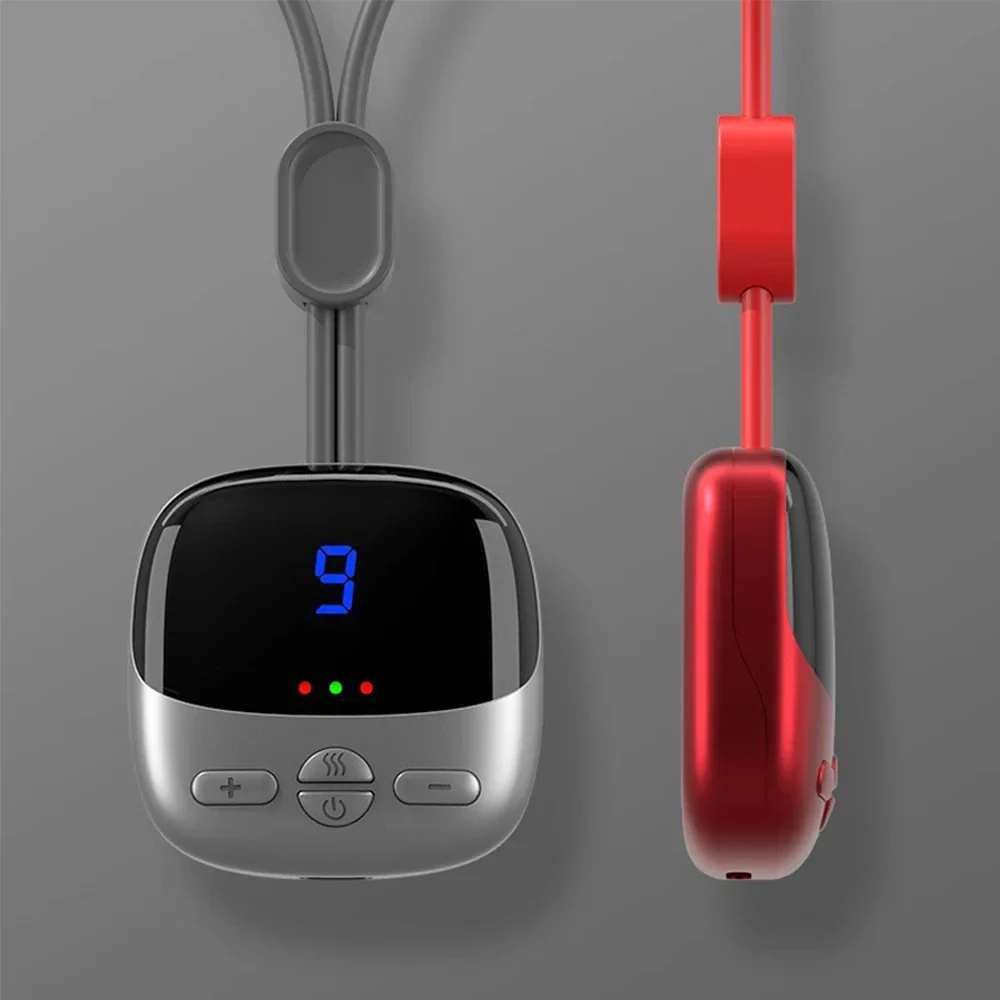 NeuroWarm Multi-Zone Hands-Free Wearable Cervical & Shoulder TENS Heat Massager - Image 27