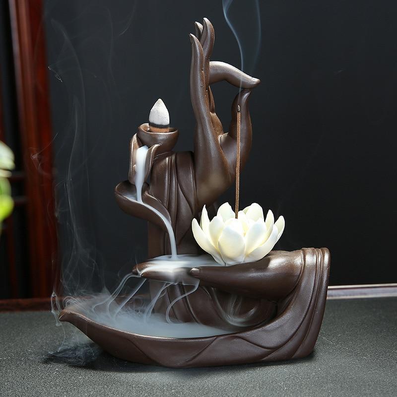 Mysterious Healing Hands Incense Burner - Image 2
