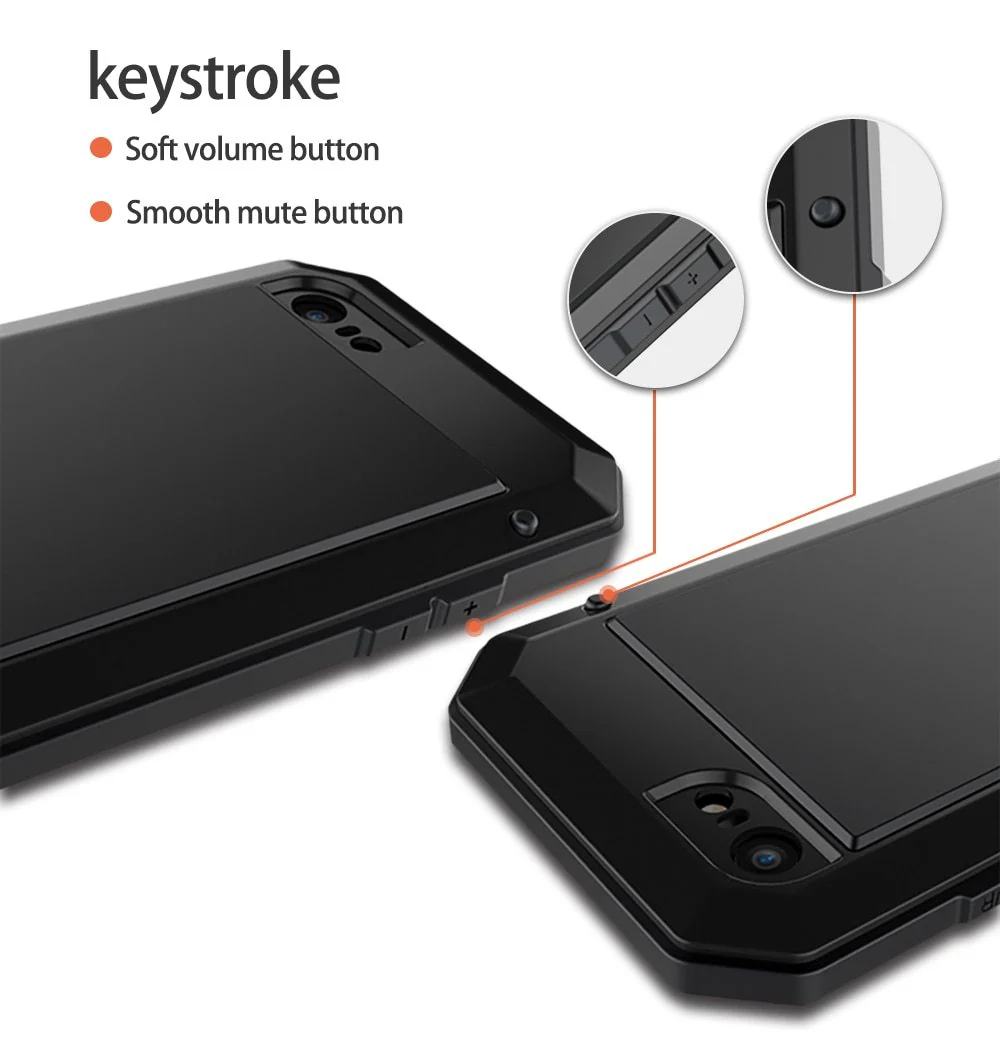 Shockproof Waterproof Aluminum Case + Gorilla Glass - Image 13