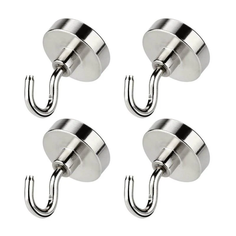 Heavy Duty Magnetic Hooks (4pcs) - Image 2
