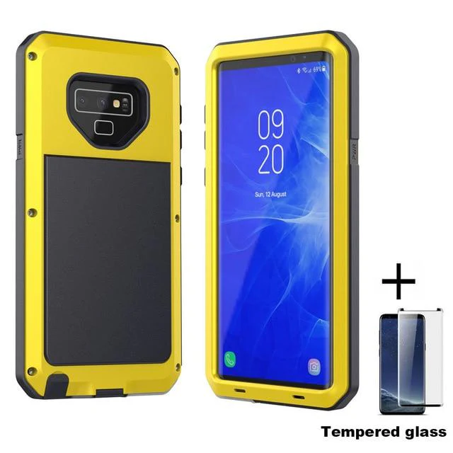 Heavy Duty Protection Metal phone Case for Samsung Galaxy - Image 4