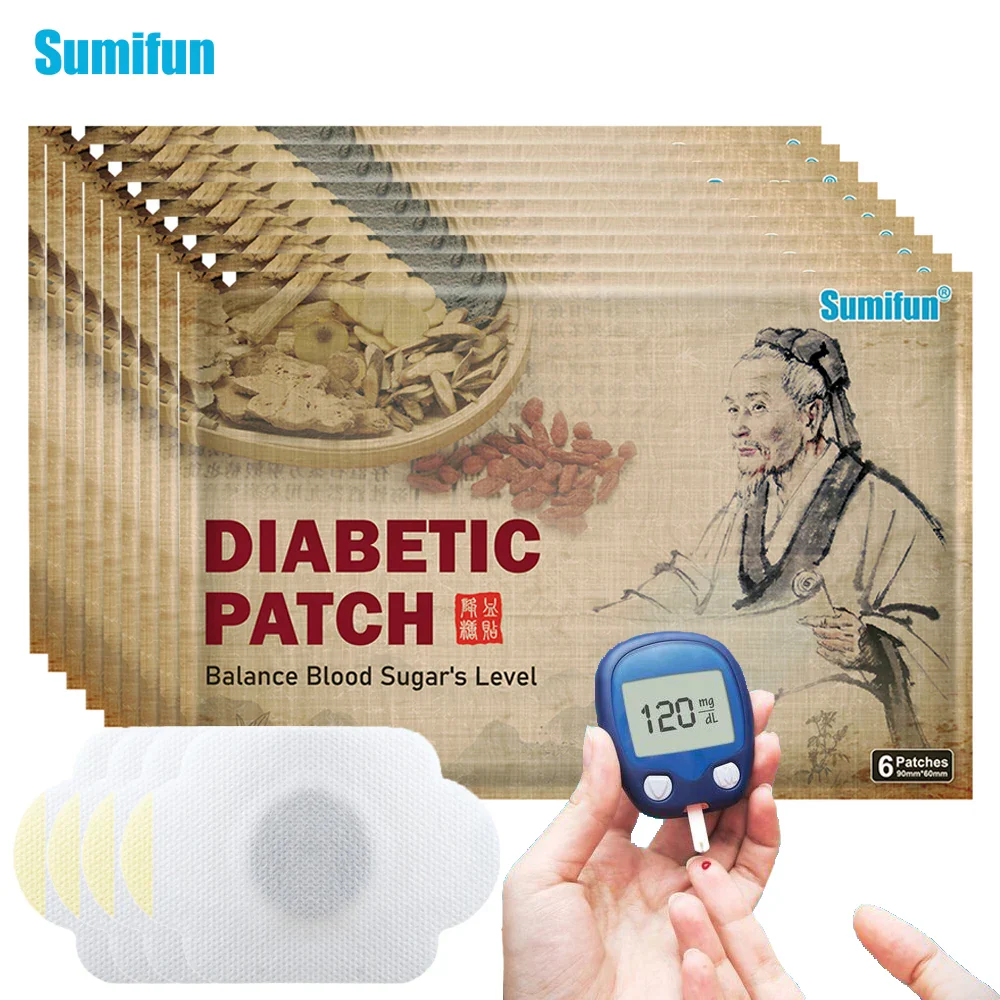 Blood Sugar Stabilization Transdermal Absorption Herbal Formula Diabetic Patch