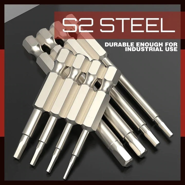 S2 Steel Magnetic Hexagon Dril Bit Set - Image 2