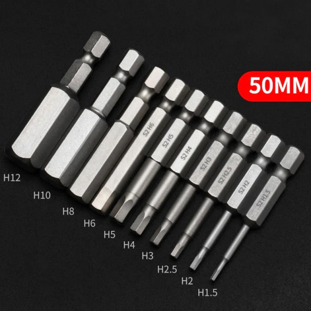S2 Steel Magnetic Hexagon Dril Bit Set - Image 7