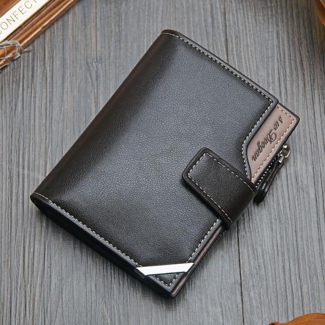 High-Capacity Genuine Leather Flip-Book Wallet - Image 2