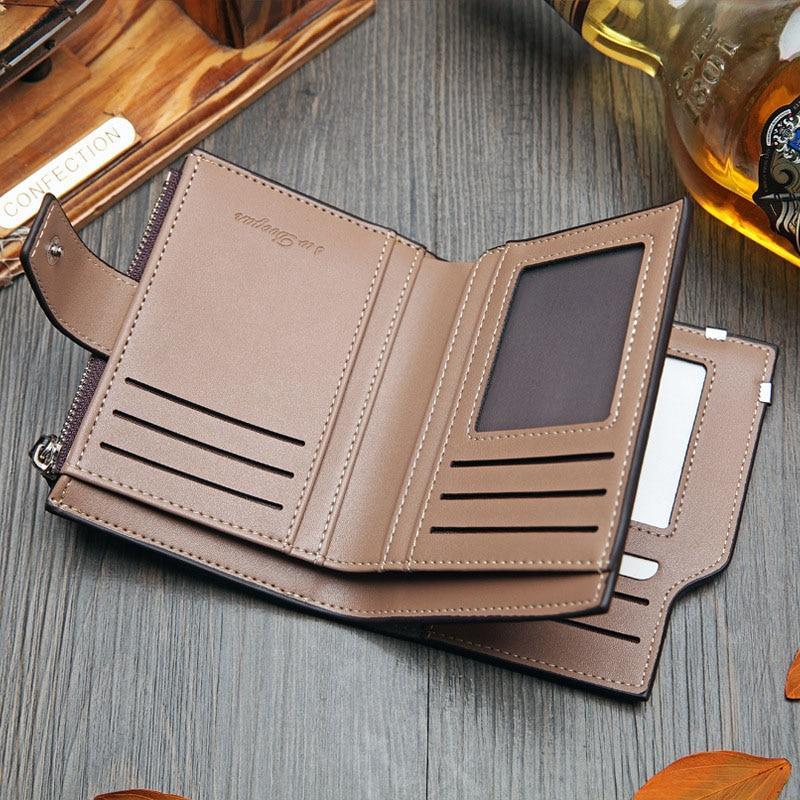 High-Capacity Genuine Leather Flip-Book Wallet - Image 4