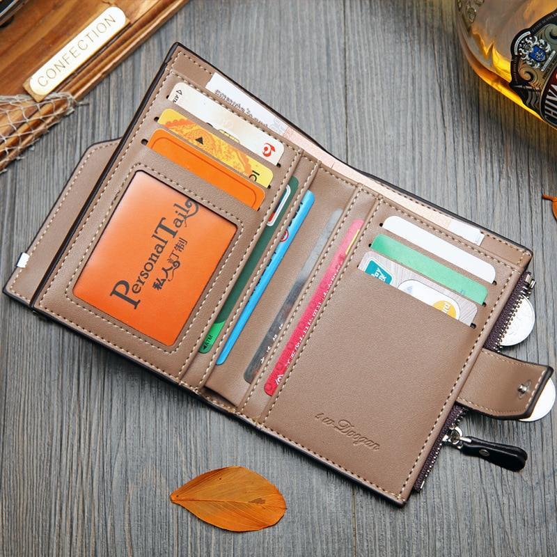 High-Capacity Genuine Leather Flip-Book Wallet - Image 5