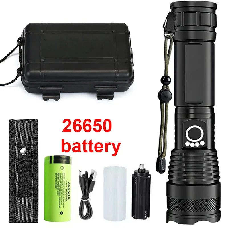 Ultra -Powerful Telescopic Zoom Impact Resistant LED Flashlight - Image 10