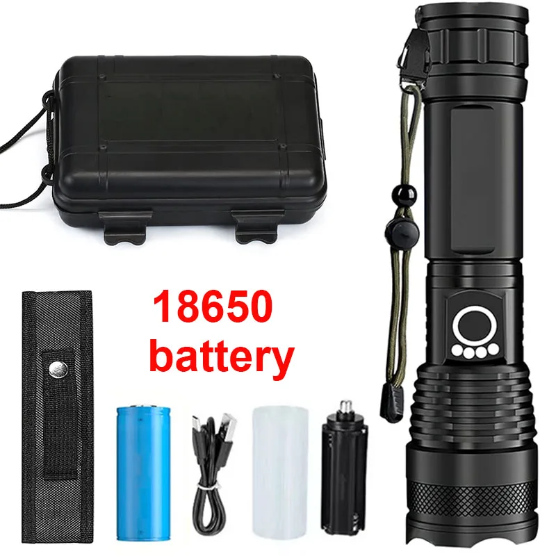 Ultra -Powerful Telescopic Zoom Impact Resistant LED Flashlight - Image 11