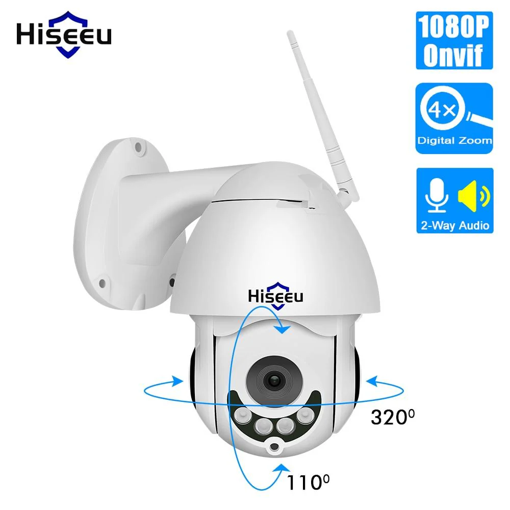 IX-EYE™ 1080P  HD WiFi Outdoor weatherproof PTZ  Security  Camera - Image 2