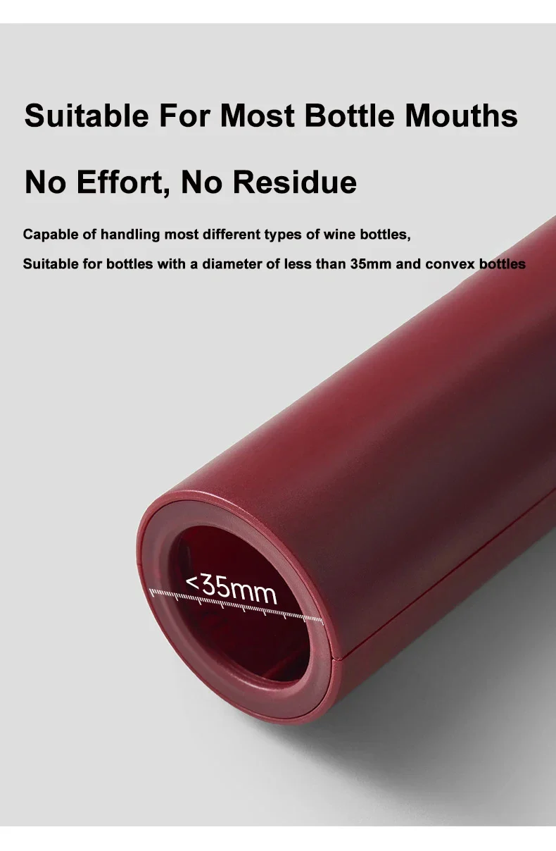 Electric Rechargeable Automatic Powerful Wine Bottle Opener - Image 12