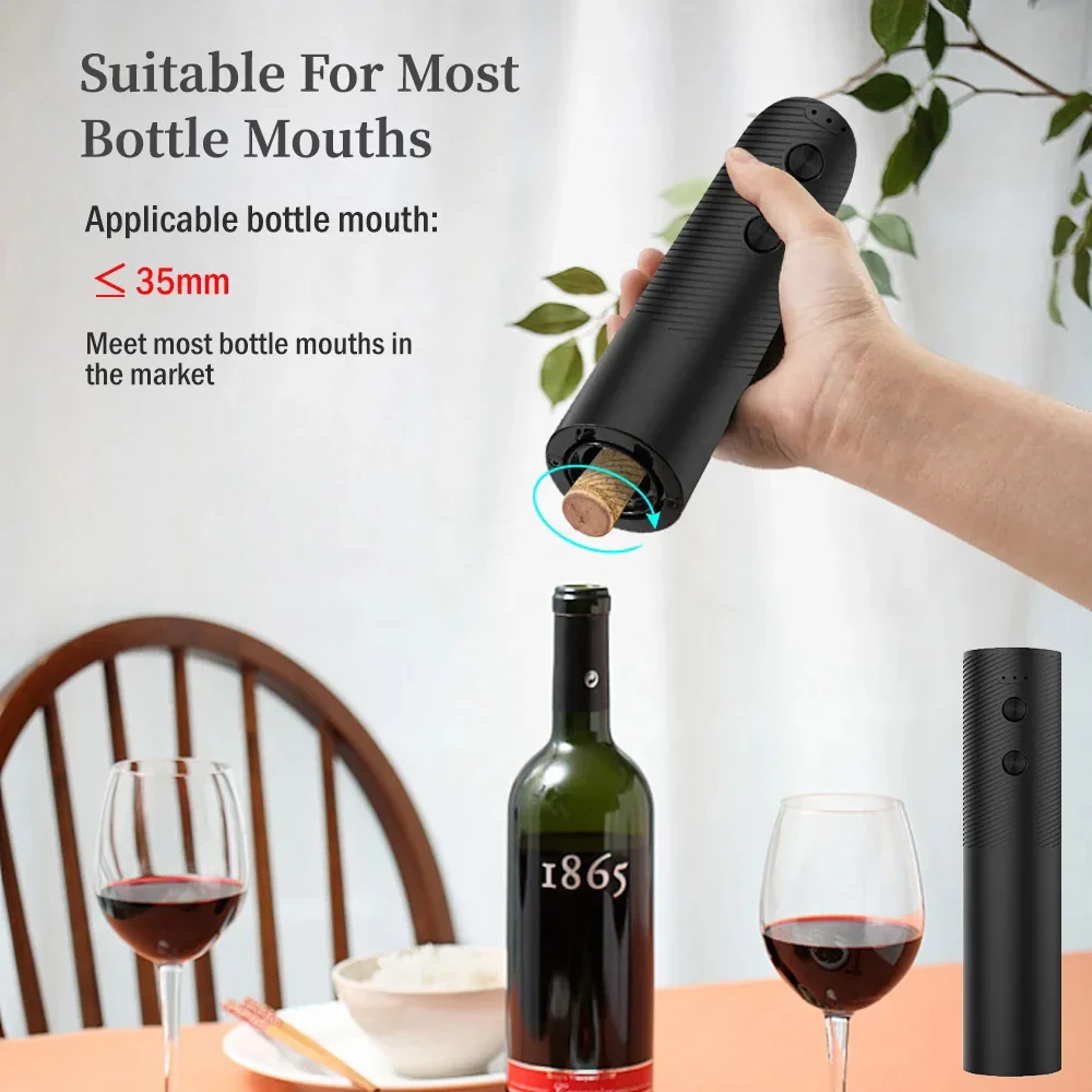 Electric Rechargeable Automatic Powerful Wine Bottle Opener - Image 6