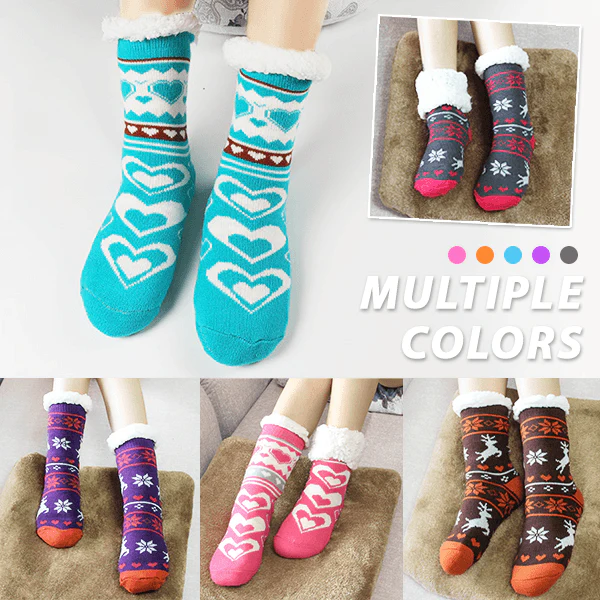 Sustained warm Fleece Indoor Socks - Image 4