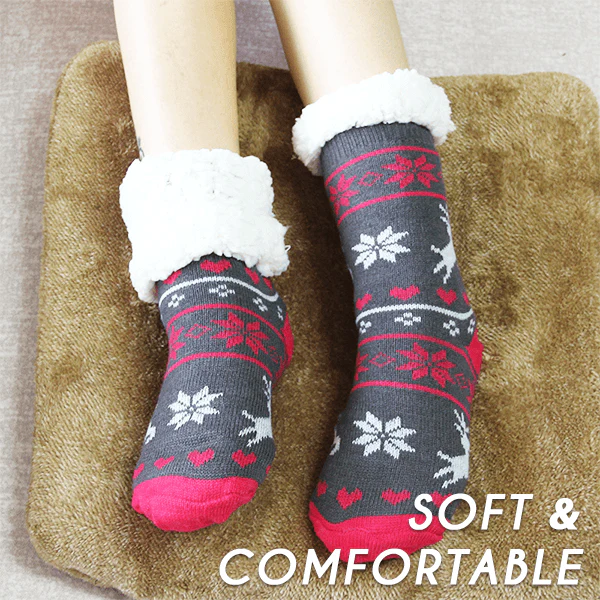 Sustained warm Fleece Indoor Socks - Image 5