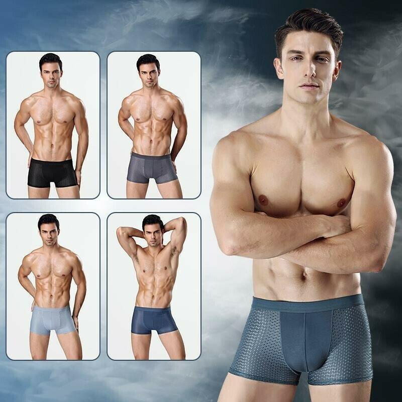 Men's Breathable Ice Silk Briefs - Image 2