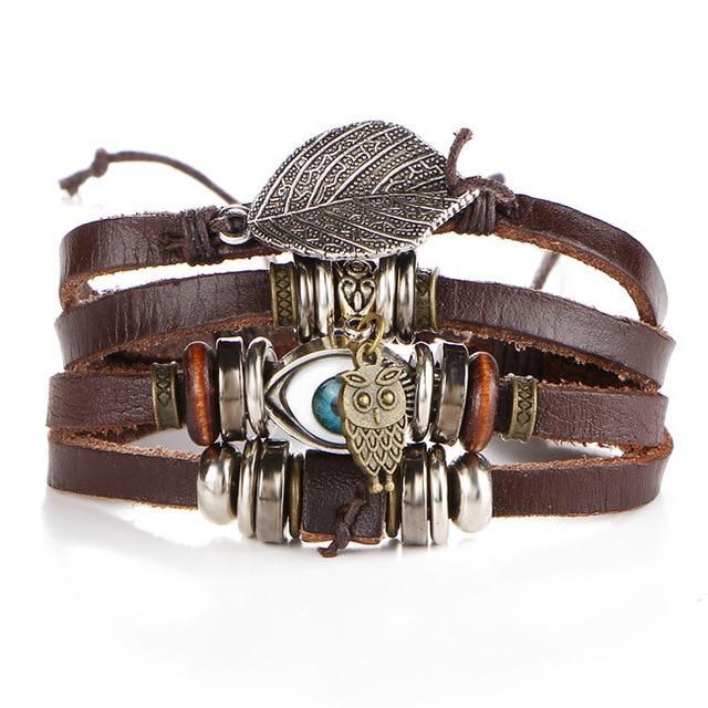 IF ME™ Vintage Multi-Layer Men's Leather Bracelet Sets - Image 6