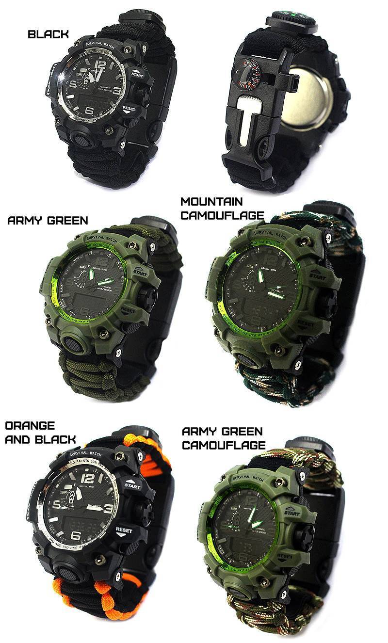 Ultimate Outdoor Survival Essentials Watch - Image 14