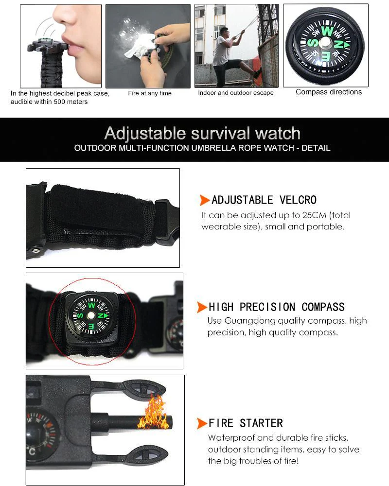 Ultimate Outdoor Survival Essentials Watch - Image 16