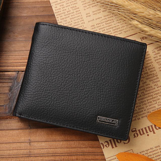 JINBAOLAI™ Genuine Leather Bi-Fold Wallet - Image 2