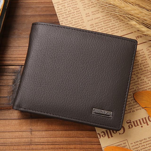 JINBAOLAI™ Genuine Leather Bi-Fold Wallet - Image 3