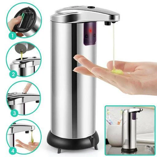 Infrared Sensor Stainless Steel Luxurious Liquid Soap Dispenser - Image 3