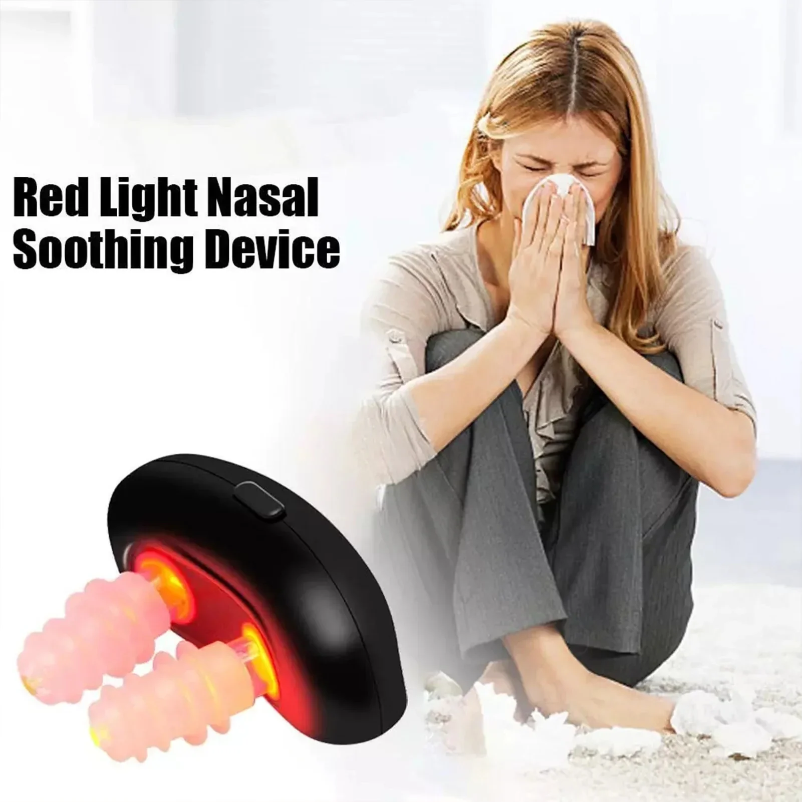 Advanced High-Frequency Pulse &  Red Light Rhinitis And Allergy Nasal Therapy Device - Image 6