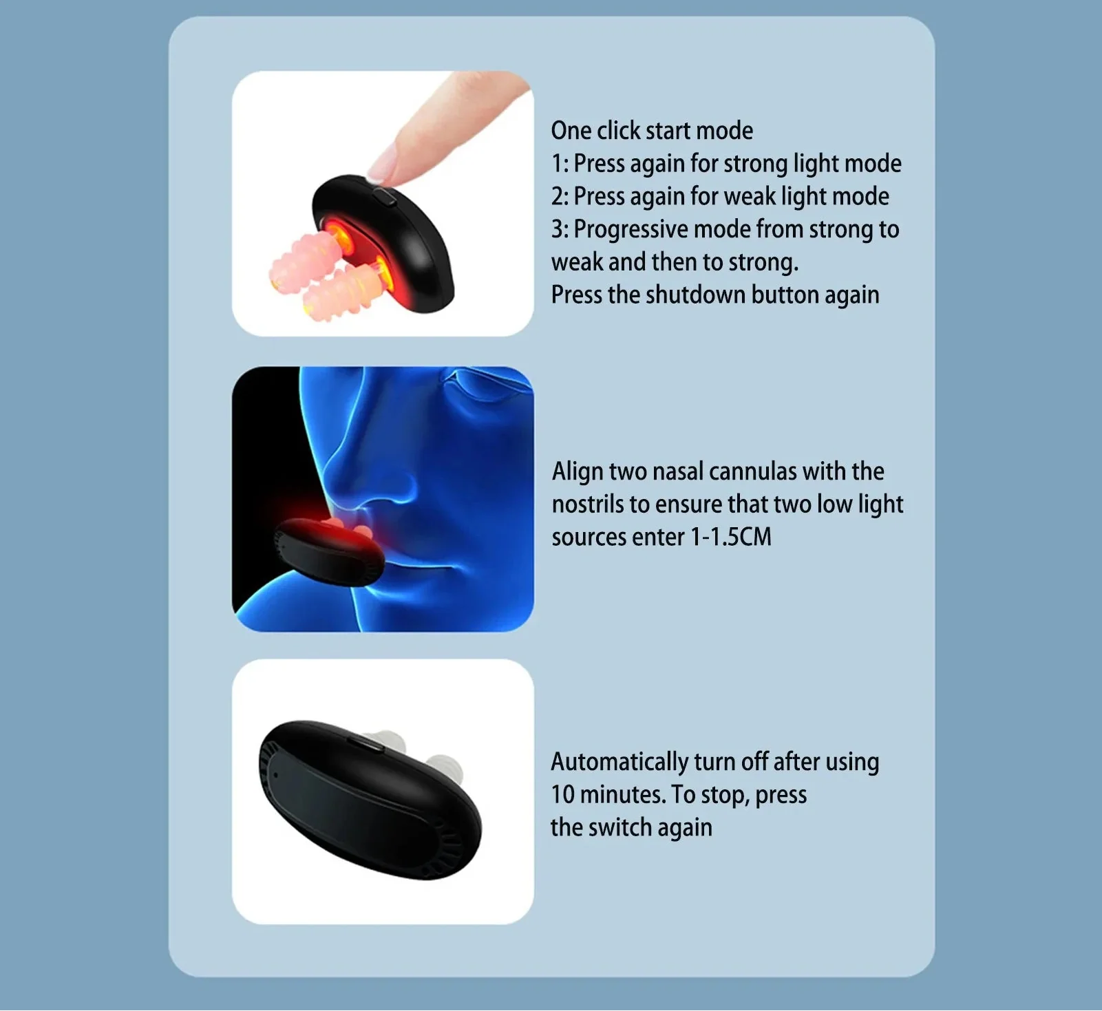 Advanced High-Frequency Pulse &  Red Light Rhinitis And Allergy Nasal Therapy Device - Image 8