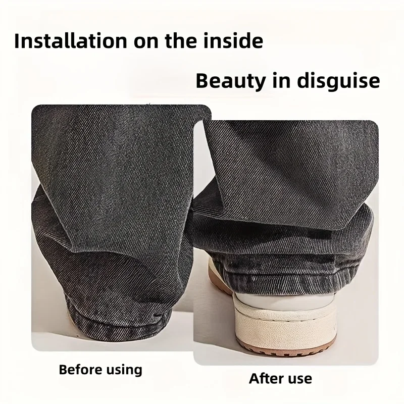 No-Sew Pant Length Reusable Invisible Adjuster Clip Set (20pcs) - Image 3