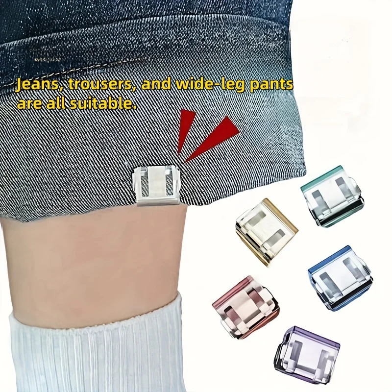 No-Sew Pant Length Reusable Invisible Adjuster Clip Set (20pcs) - Image 5