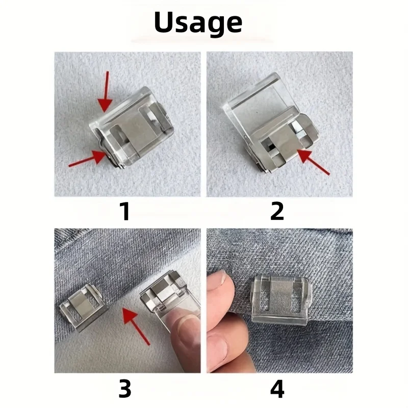 No-Sew Pant Length Reusable Invisible Adjuster Clip Set (20pcs) - Image 7