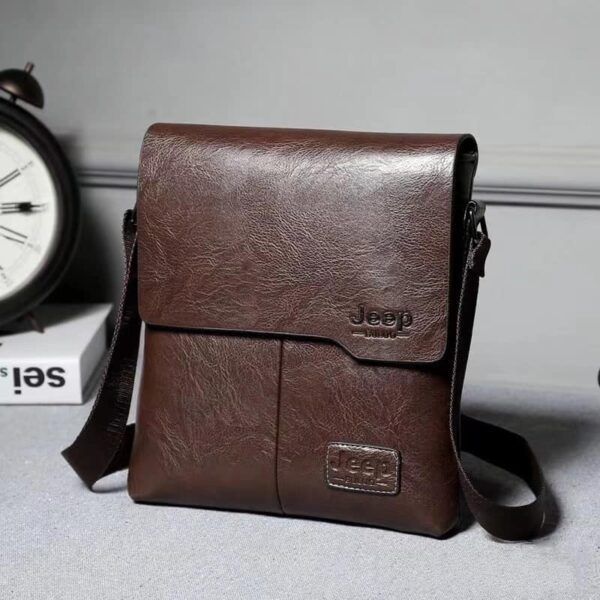 JEEP BULUO PU Leather Messenger Bag with Mach Wallet - Image 14