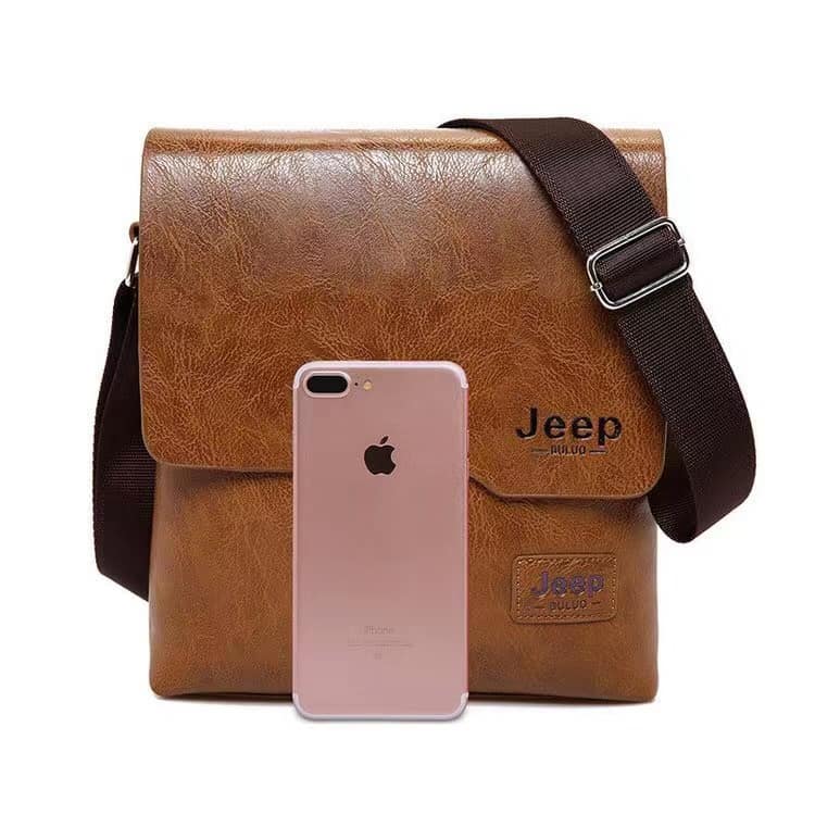JEEP BULUO PU Leather Messenger Bag with Mach Wallet - Image 19