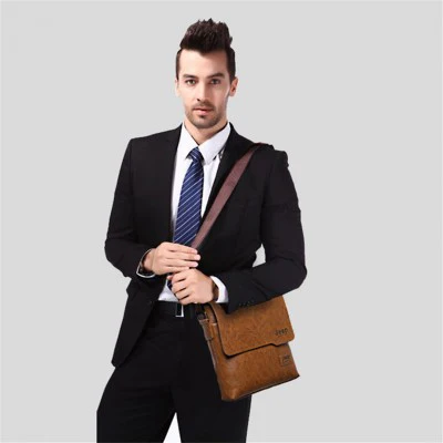 JEEP BULUO PU Leather Messenger Bag with Mach Wallet - Image 24