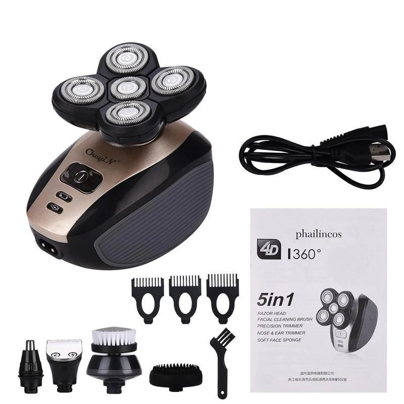 PerfectShave™ 5 in 1 Head & Face Rechargeable 4D Electric Shaver - Image 4