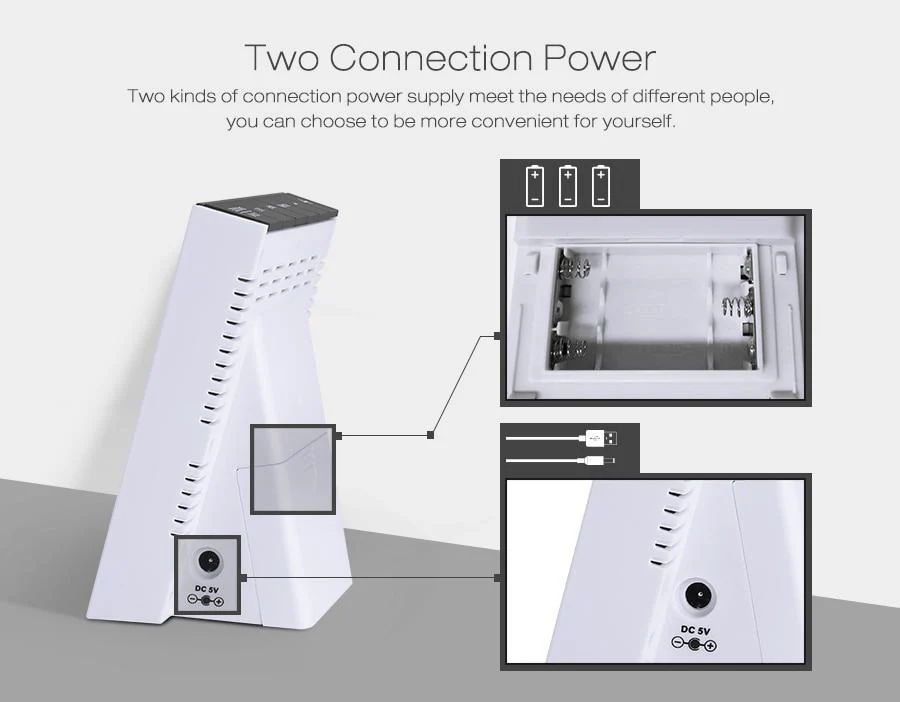 Digoo DG- Smart Charging Alarm Clock & Weather Station - Image 6