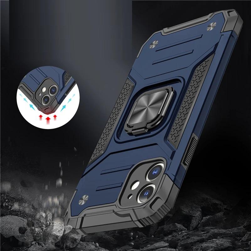 Heavy Duty Magnetic Metal Ring Phone Case - Image 10