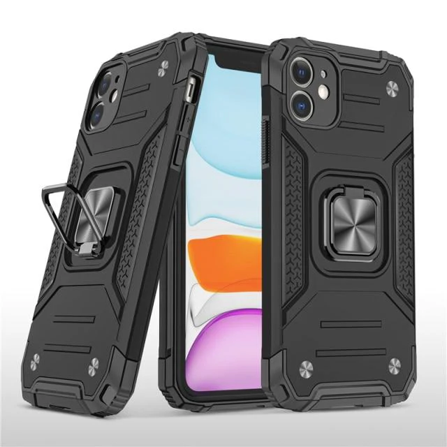Heavy Duty Magnetic Metal Ring Phone Case - Image 3