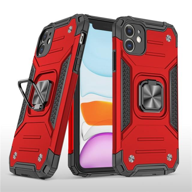 Heavy Duty Magnetic Metal Ring Phone Case - Image 4