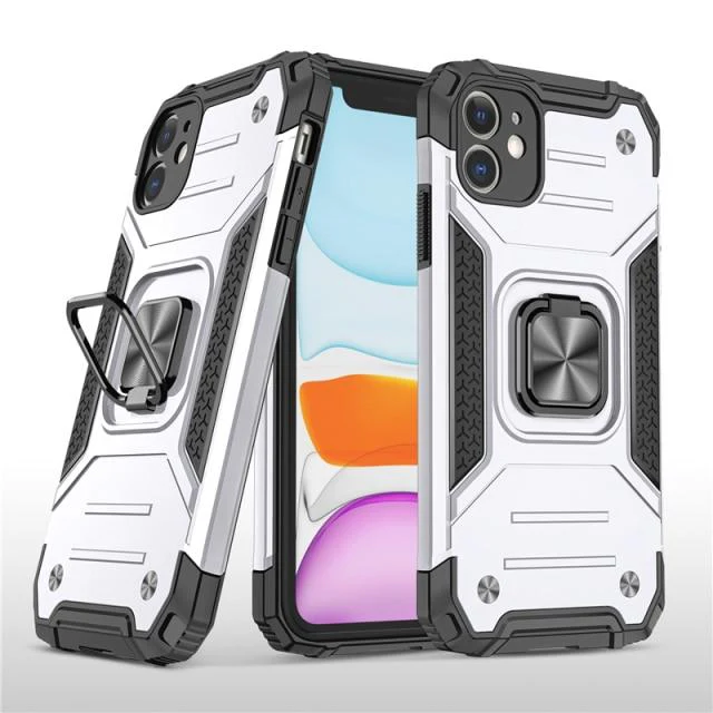 Heavy Duty Magnetic Metal Ring Phone Case - Image 8