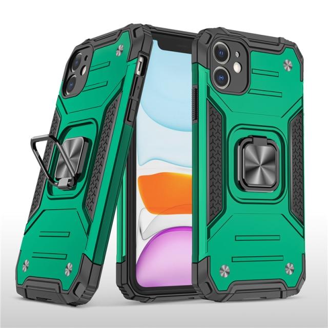 Heavy Duty Magnetic Metal Ring Phone Case - Image 9