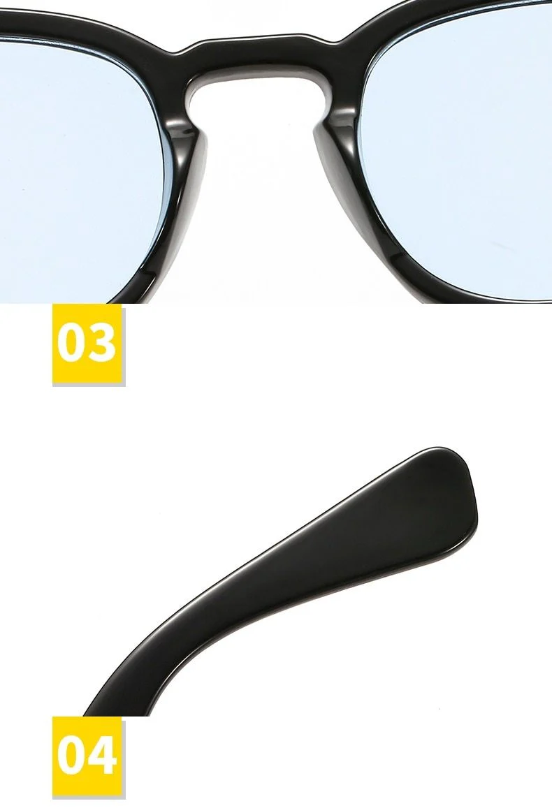 Hollywood Style Clear Tinted Lens Sunglasses - Image 5