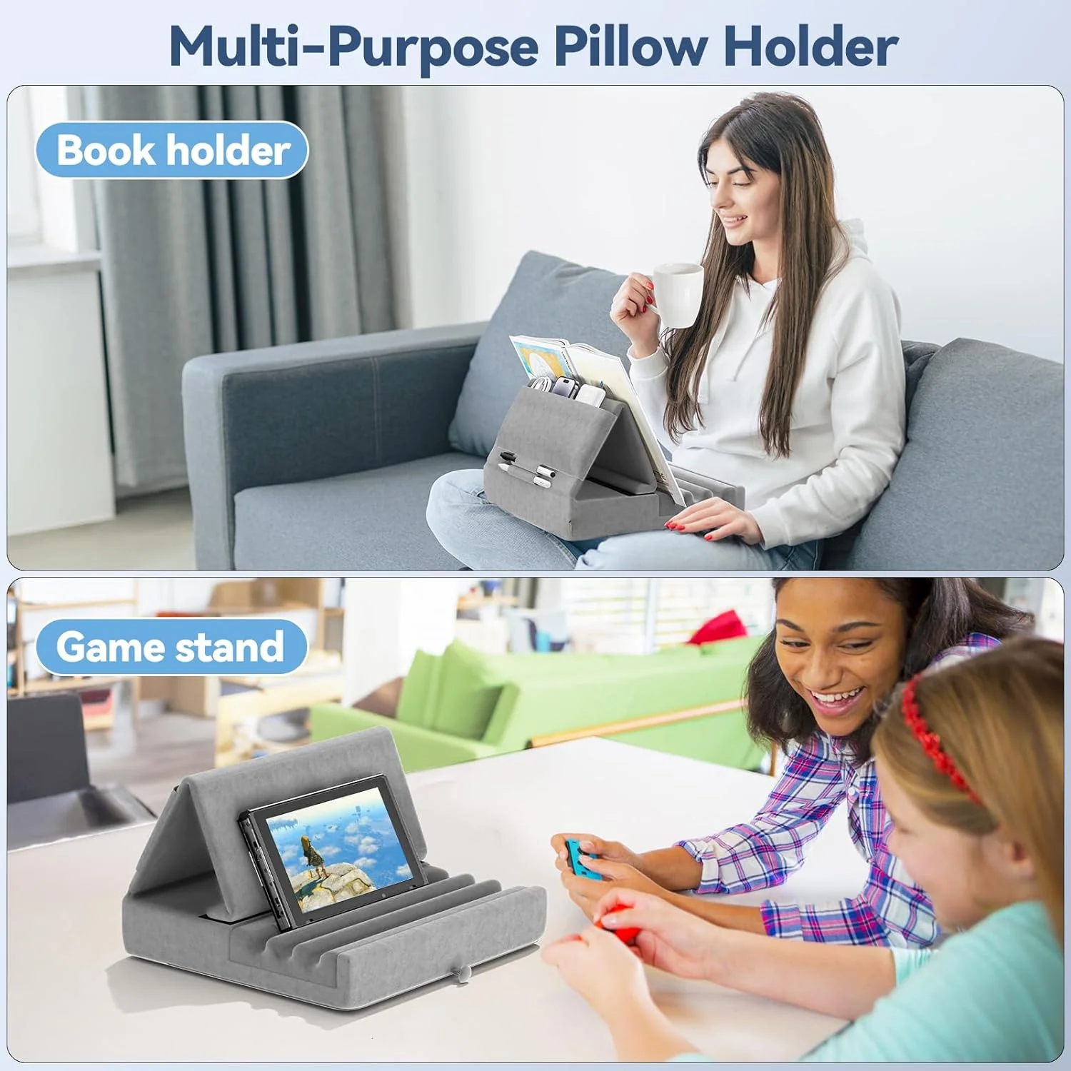 ComfortView Deluxe Multi-Angle Universal Tablet Pillow Holder - Image 24