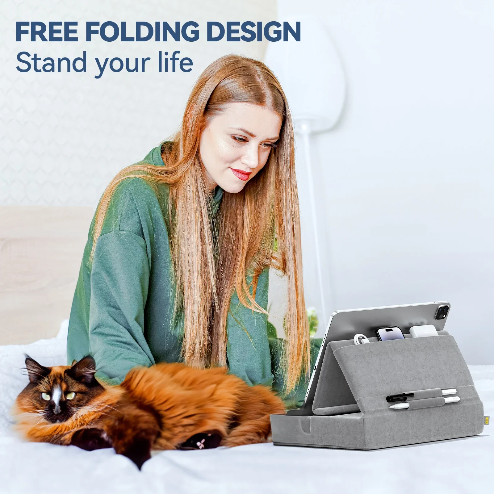 ComfortView Deluxe Multi-Angle Universal Tablet Pillow Holder - Image 8