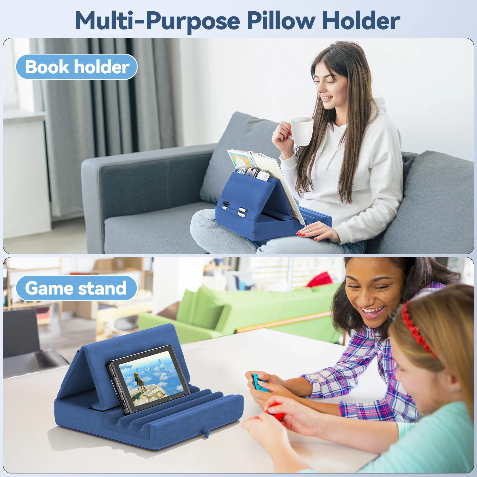 ComfortView Deluxe Multi-Angle Universal Tablet Pillow Holder - Image 9