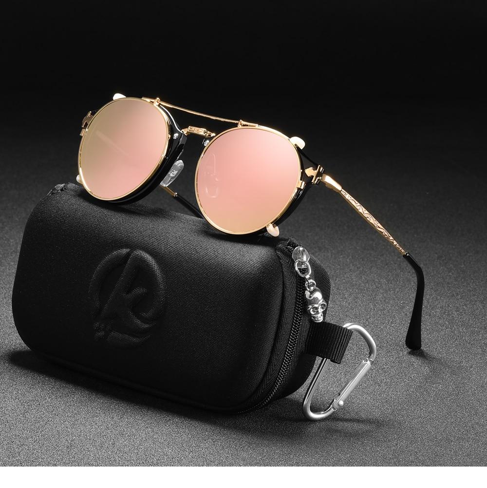 KDEAM™ Retro Steampunk Clip On Sunglasses - Image 15