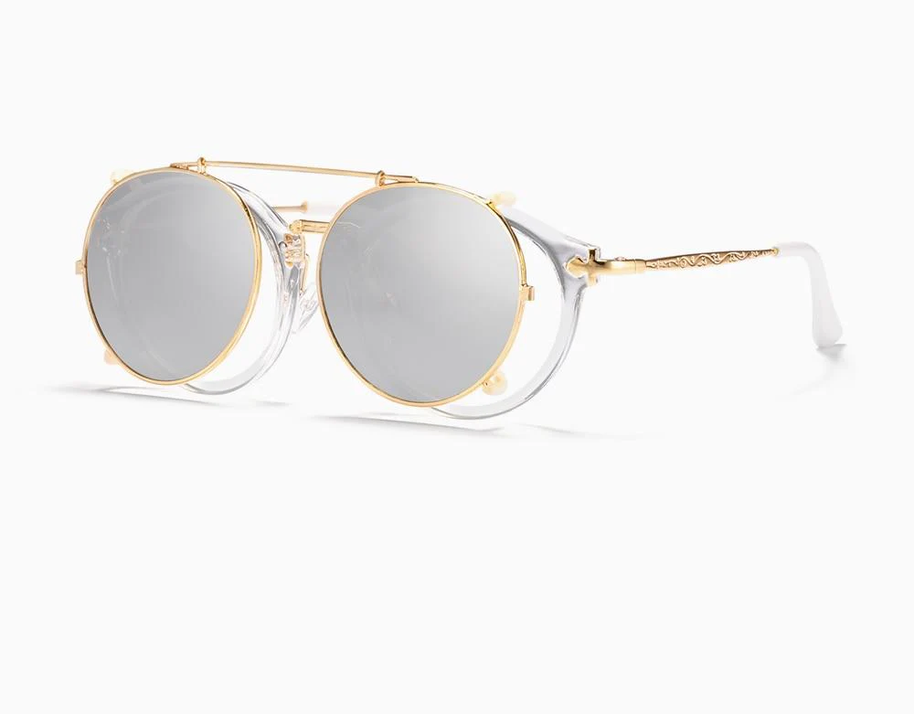 KDEAM™ Retro Steampunk Clip On Sunglasses - Image 9