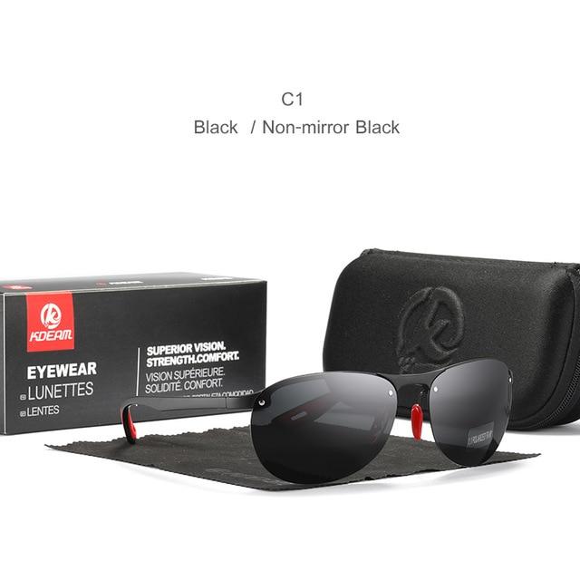 KDEAM™ Polarized Rimless Sunglasses for Men - Image 2