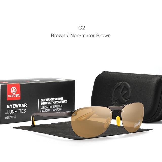KDEAM™ Polarized Rimless Sunglasses for Men - Image 3