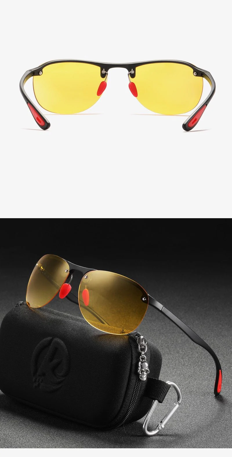 KDEAM™ Polarized Rimless Sunglasses for Men - Image 8