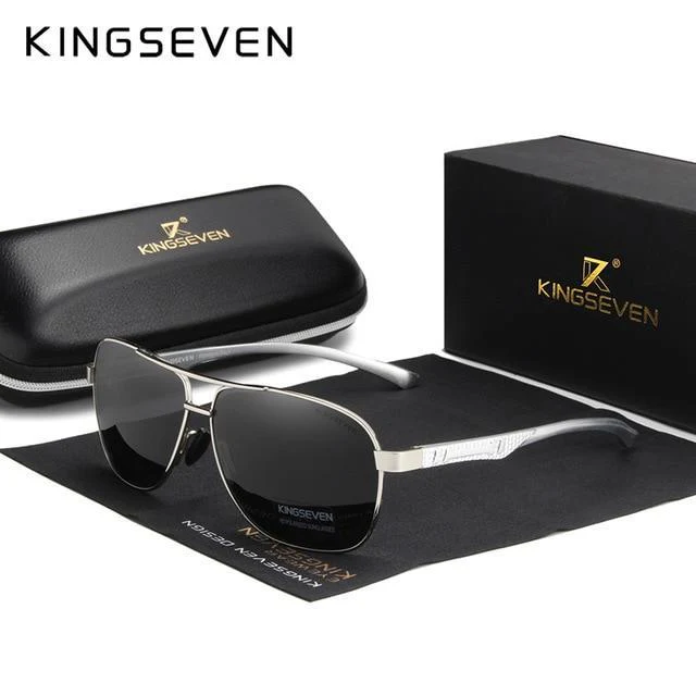 KINGSEVEN™ Aluminum Polarized UV400 Unisex Sunglasses - Image 2